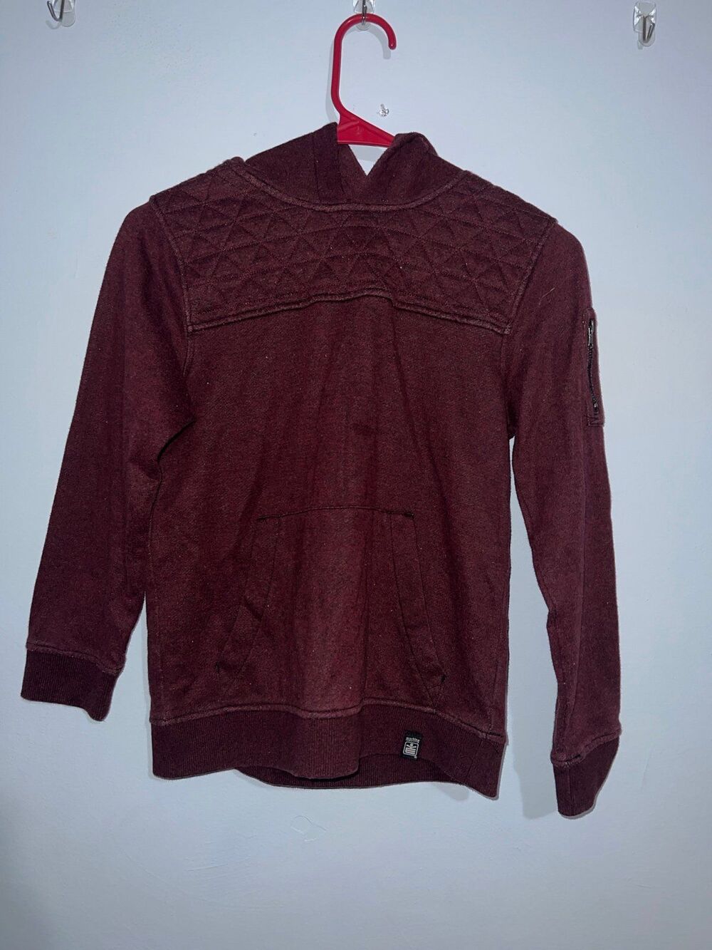 Machine Kids Maroon Hoodie